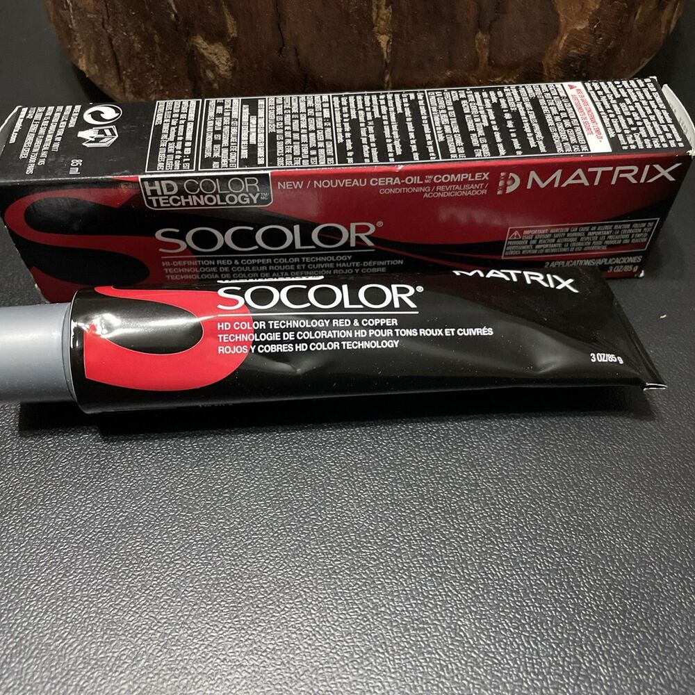 Matrix Socolor Hi-Definition Red & Copper with Ceraoil Complex, 2 uses, 3 oz